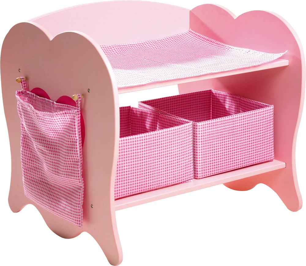 Small Foot Baby Puslebord – Rosa – Leg - Børn - Bamser, dukker og udstyr