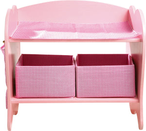 Small Foot Baby Puslebord – Rosa – Leg - Børn - Bamser, dukker og udstyr