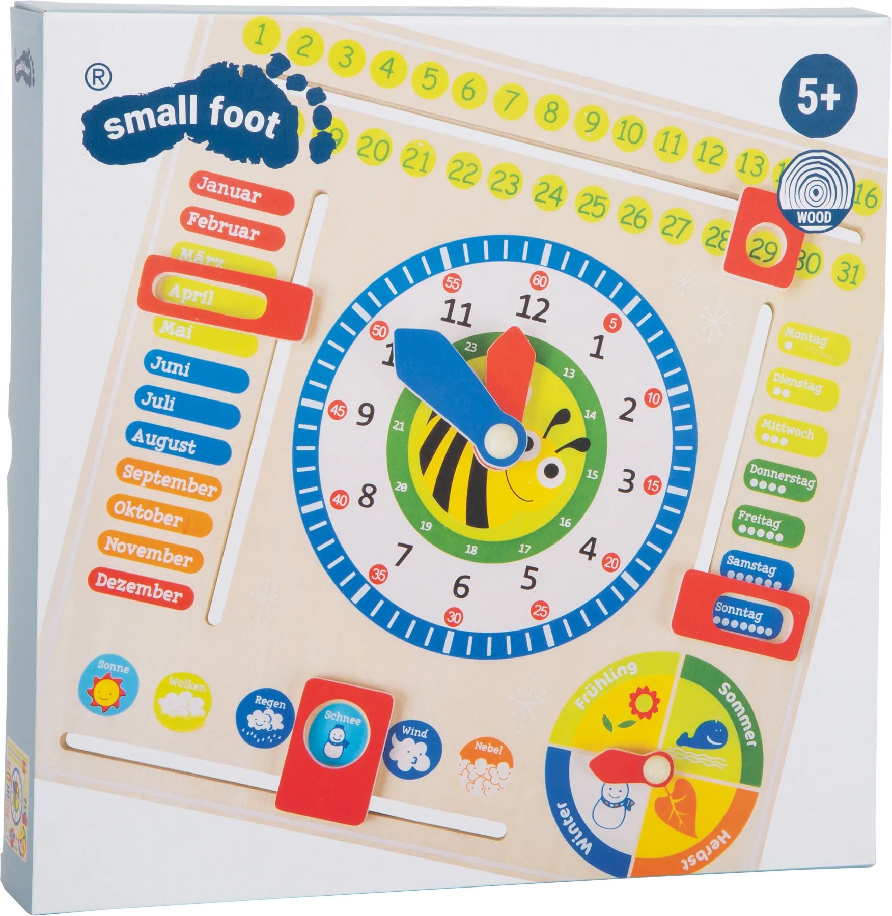 small foot Ur, Dato og Årstider/Tysk