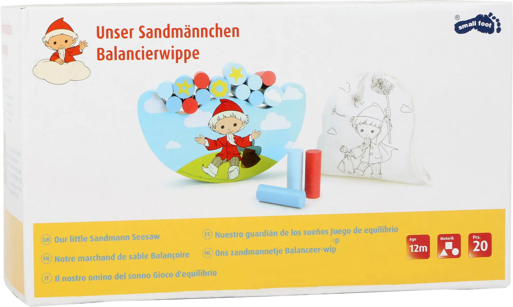 small foot Balancevippe, Our Sandman