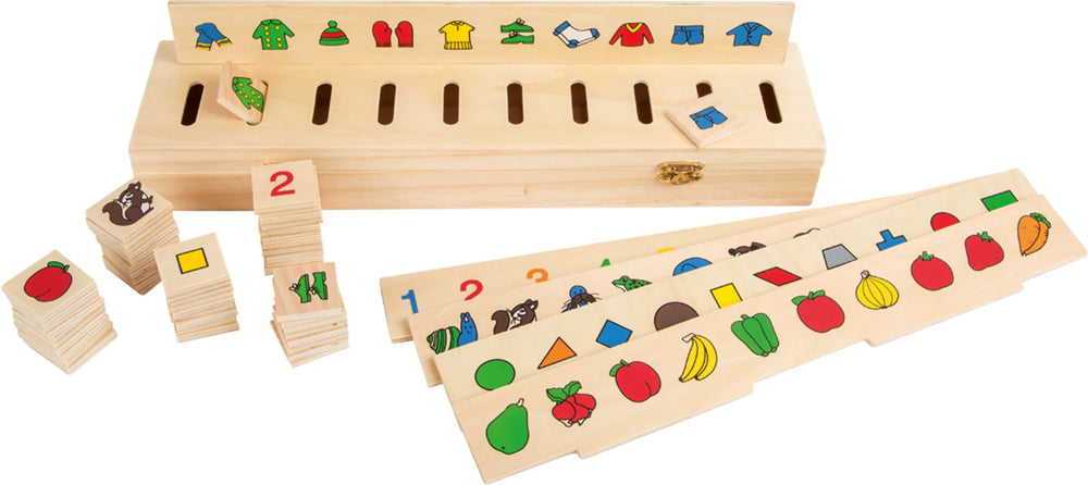 Spil Træ – Sortering, Geometriske figurer – small foot