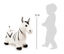Hoppezebra til børn 24+måneder, siddehøjde 25 cm, max 50 kg — small foot