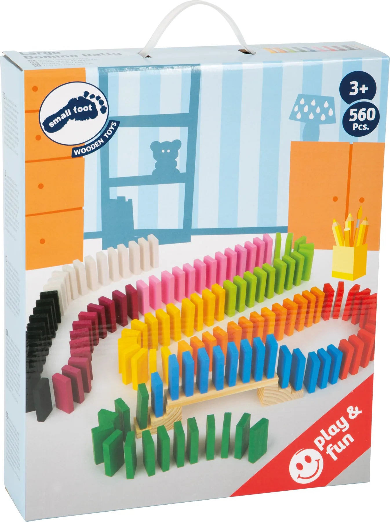 small foot Domino Rally, Stort