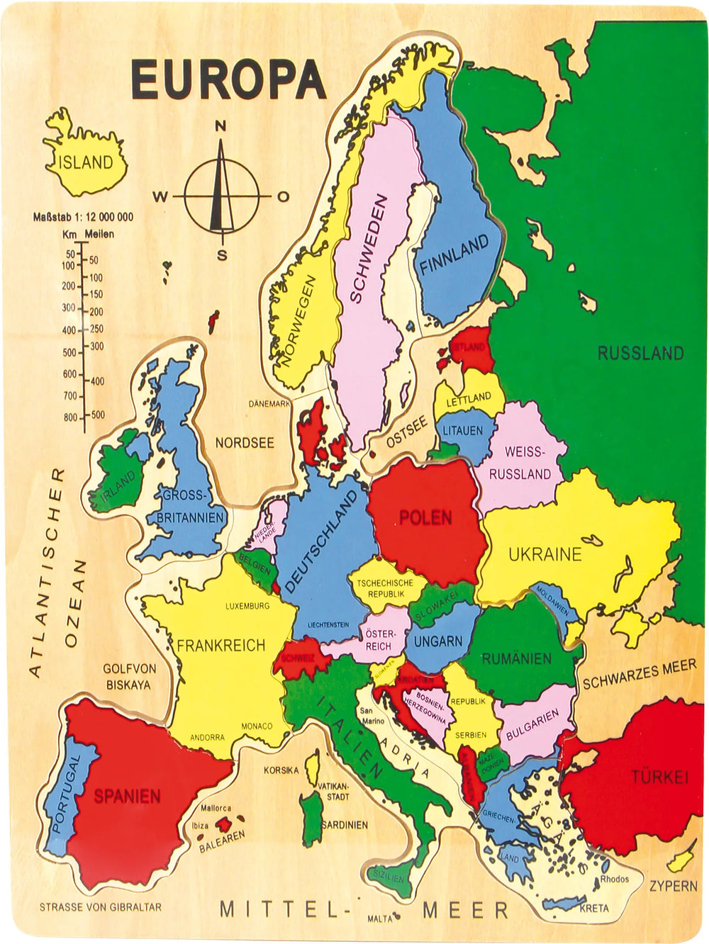 Puslespil - Europa - small foot