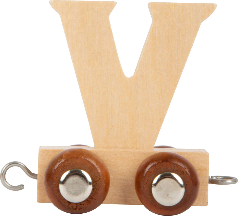 Navnetog Bogstav V Træ – Natur – small foot