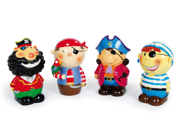 Legler Sparegris (4 stk.), Pirater
