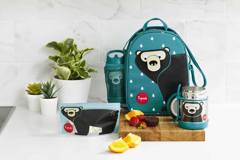 Skuldertaske Til Frokost Og Snack Justerbar – Bjørn – 3 Sprouts