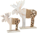 Small Foot Dekorations Elg (2 Stk.) – Shabby Chic – Interiør og Børnemøbler - Udsmykning og Højtider - Højtider og fest