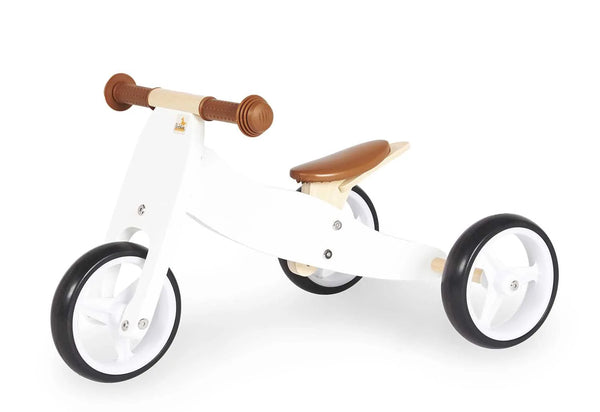 Pinolino Kombi Trehjulet- og Løbecykel, Charlie/Hvid