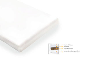 Pinolino Madras til Kombi/Juniorseng, 140x70x7cm, Kokos