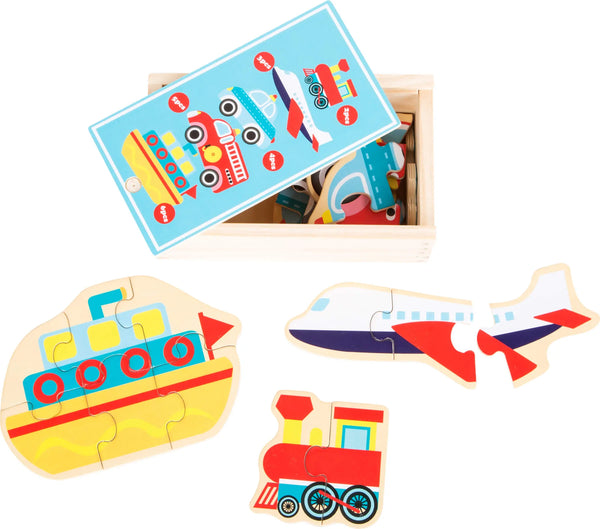 small foot Puslespil i Kasse, Transport