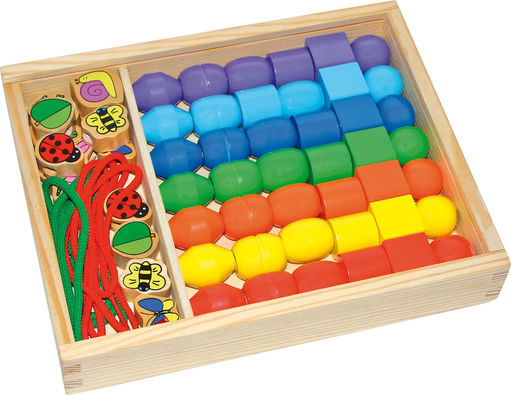 Small Foot Jumbo Perler Træ – Leg - Kreativitet - Perler og håndarbejde