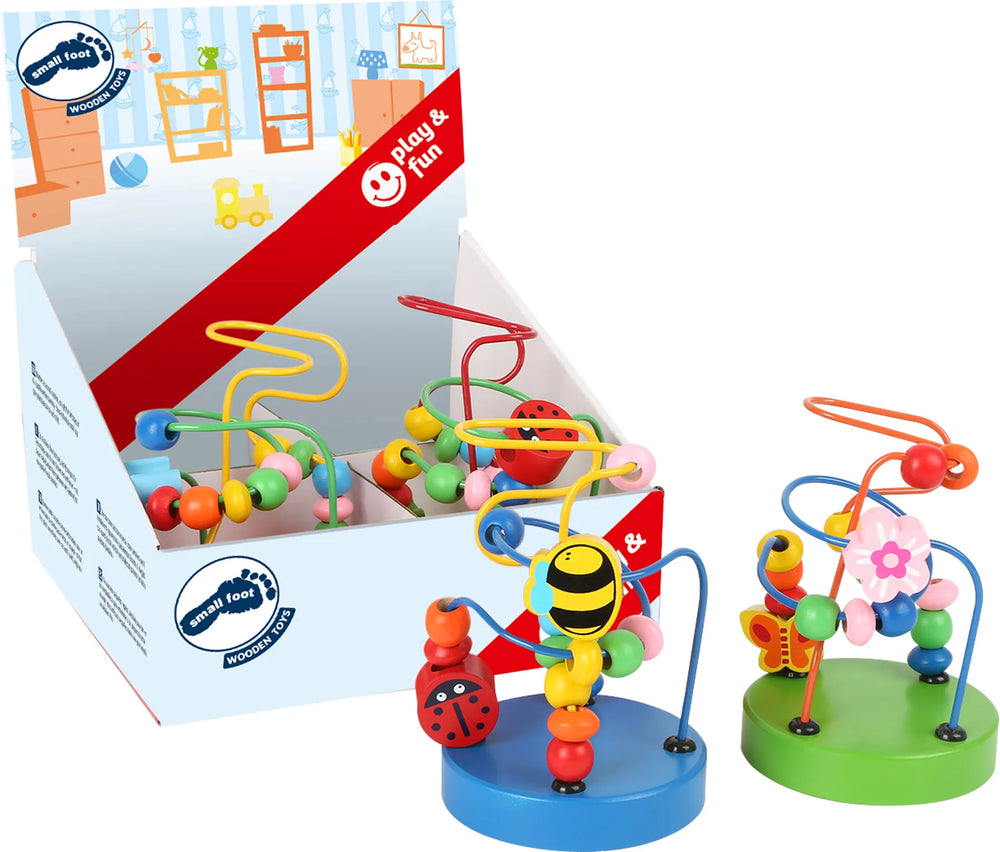 Small Foot Display Aktivitetslabyrint (4Stk) Træ – Forår – Leg - Øvrigt legetøj - Displays