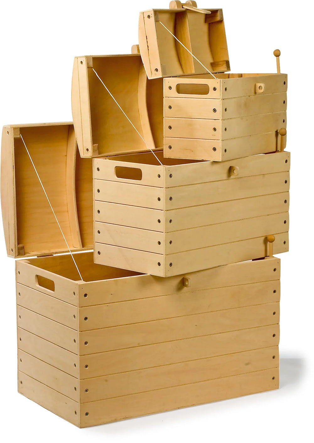 Legler Pirat Kasse (3 Stk.) – Natur – Leg - Børn - Butik og Teater