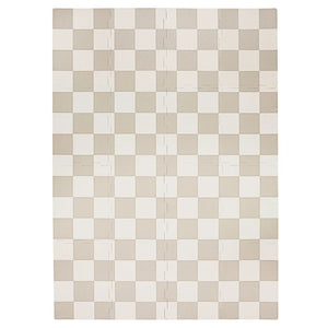 3 prouts Gulvpuslespil, Checkerboard beige