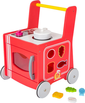 Small Foot Gåvogn Træ – Køkken – Leg - Fysisk udfoldelse - Gåstole og skubbe vogne
