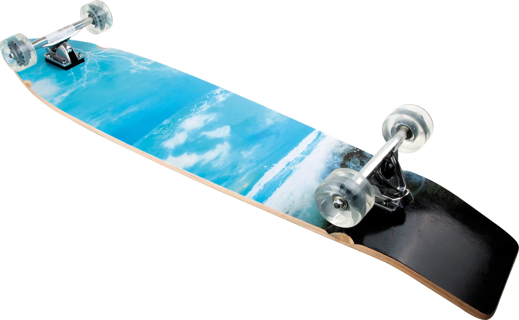 small foot Longboard Surfer