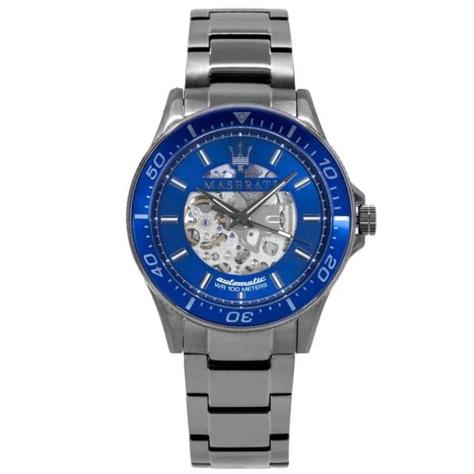 Maserati R8823140001 Sfida Automatic blåt herreur