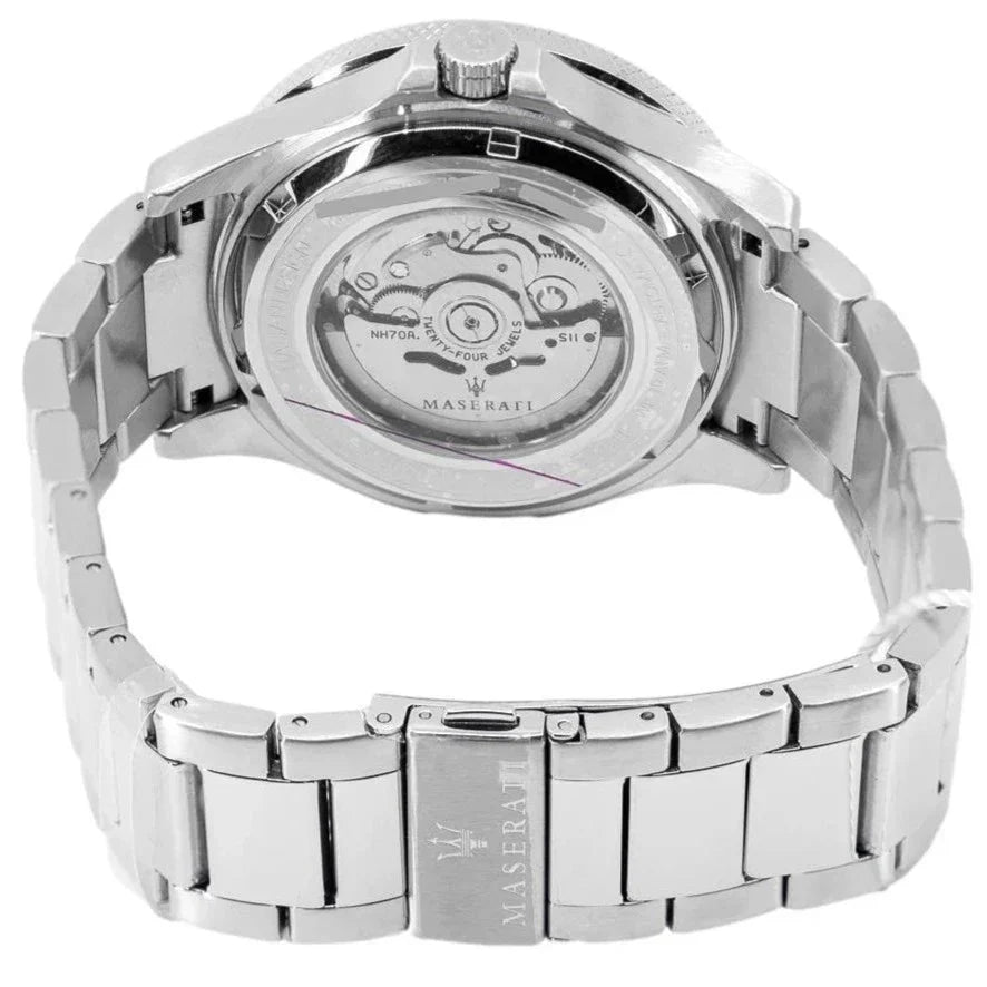 Maserati R8823140002 Sfida Automatic sølv herreur