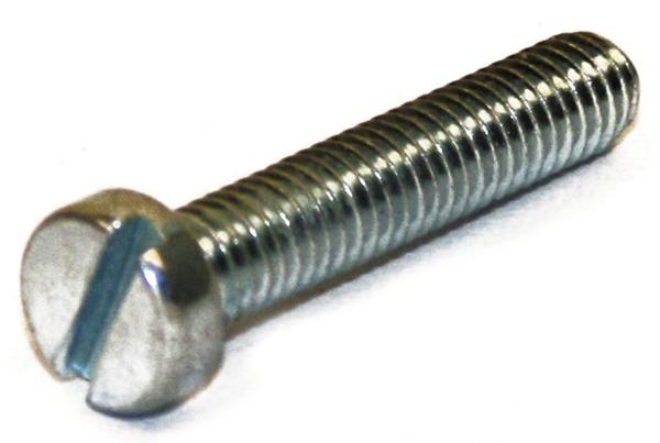 DIN 84 maskinskrue lige kærv cylindrisk elgalvaniseret FZB, 10mm - 200stk