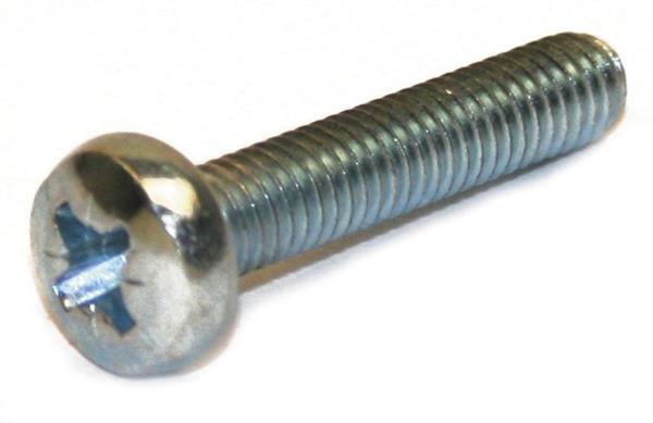 DIN 7985 maskinskrue Pozidrive Panhoved Elgalvaniseret FZB, 20mm - 200stk