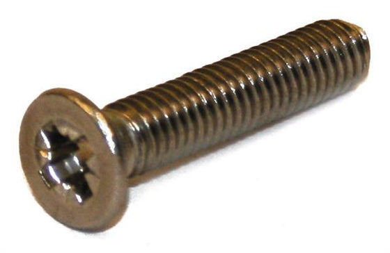 Maskinskrue DIN 965 torx undersænket rustfri A2 M6x16 500 stk
