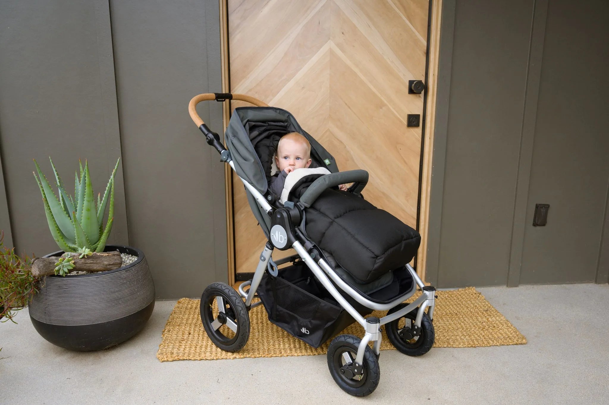 Bumbleride Fodpose til koldt vejr, Matte Black