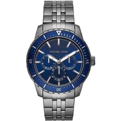 Michael Kors Cunningham Men S blå skive ur Mk7155