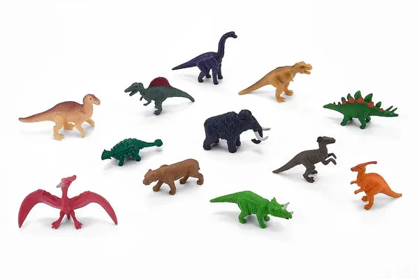 Dinosaurer Og Forhistoriske Dyr (12Stk) Ass. – Mojo