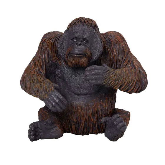 Orangutang figur i plast 5 cm realistisk legetøjsdyr 3+ – Mojo