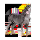 Gråskimmel Shire hest model figur 13 cm – Mojo