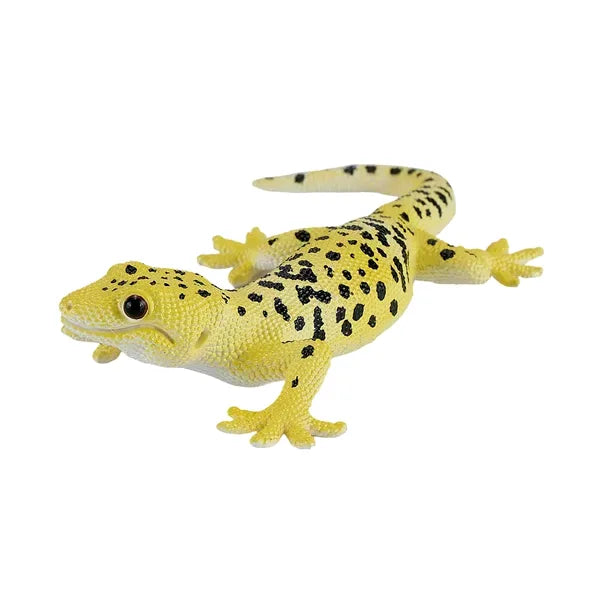 Leopardgekko legetøjsfigur 9 cm, plast, ftalatfri, EN71/ASTM-certificeret – Mojo