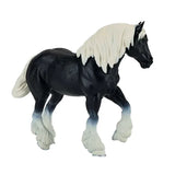 Clydesdale legetøjs- / samlerhest, sort – plastik 14,4 cm, fra Mojo
