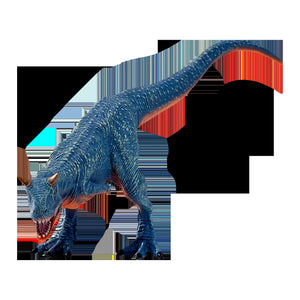 Carnotaurus kødædende dinosaur figur 22x7x9,2 cm håndmalet pædagogisk legetøj – Mojo