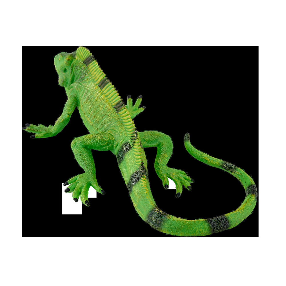 Leguan dyr figur 14,6 cm håndmalet pædagogisk læring legetøj plast, fri for ftalater – Mojo