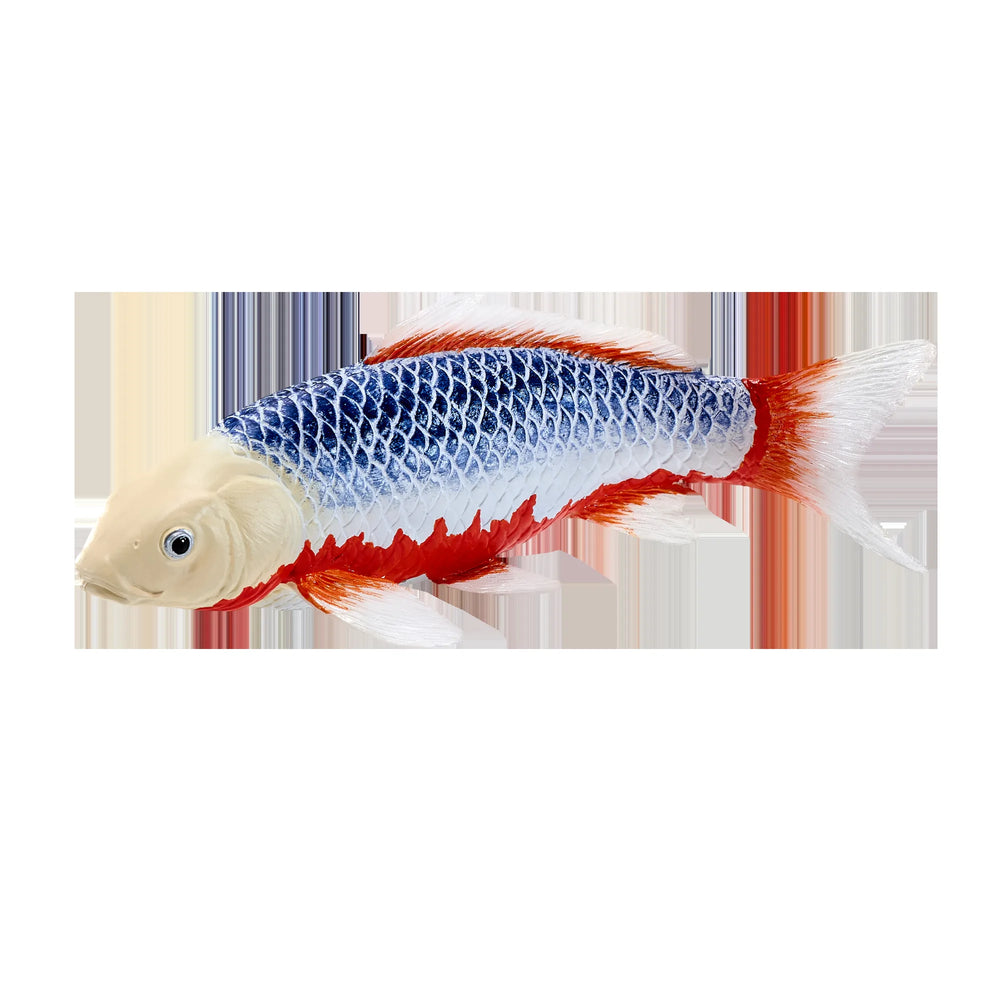 Koi karpe, blårød figur 12,6 cm – pædagogisk legetøj til børn fra 3 år, Mojo