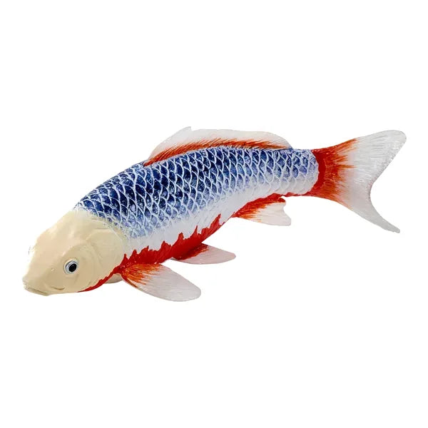 Koi karpe, blårød figur 12,6 cm – pædagogisk legetøj til børn fra 3 år, Mojo