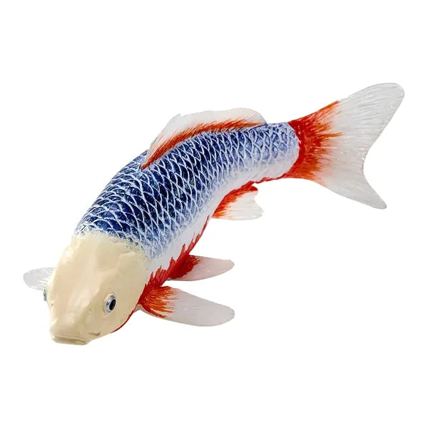 Koi karpe, blårød figur 12,6 cm – pædagogisk legetøj til børn fra 3 år, Mojo