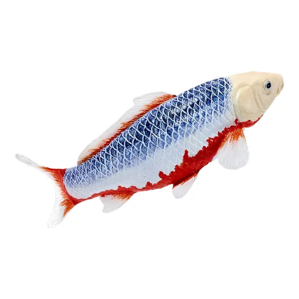 Koi karpe, blårød figur 12,6 cm – pædagogisk legetøj til børn fra 3 år, Mojo