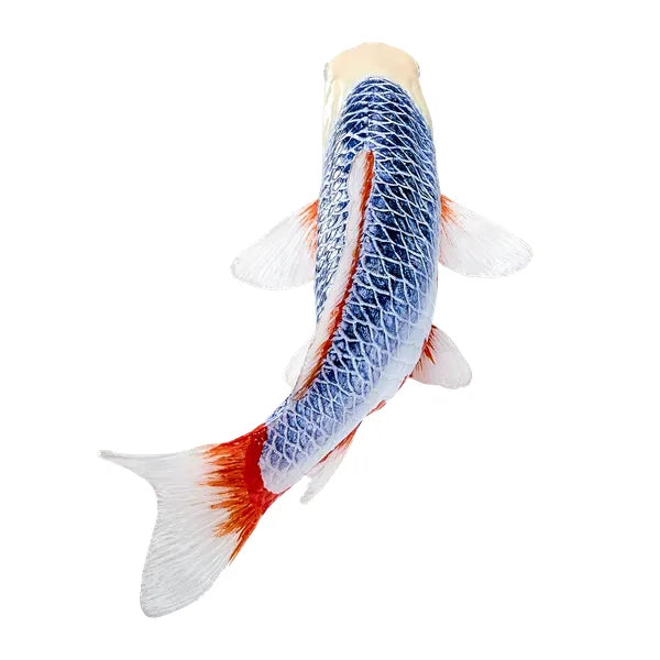 Koi karpe, blårød figur 12,6 cm – pædagogisk legetøj til børn fra 3 år, Mojo