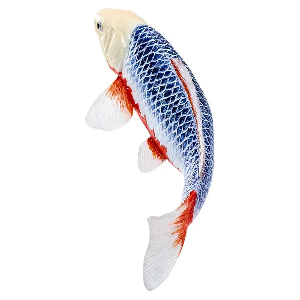 Koi karpe, blårød figur 12,6 cm – pædagogisk legetøj til børn fra 3 år, Mojo