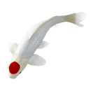Koi karpe figur – Rødplet, håndmalet plastik model, 12,6 cm – Mojo
