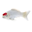 Koi karpe figur – Rødplet, håndmalet plastik model, 12,6 cm – Mojo