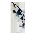 Koi karpe sort/hvid figur 12,6 cm – håndmalet plastikmodel til undervisning og samling – Mojo