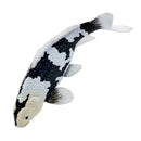 Koi karpe sort/hvid figur 12,6 cm – håndmalet plastikmodel til undervisning og samling – Mojo