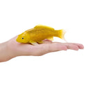 Koi karpe figur, guldtone, plast 12,6 cm – pædagogisk samlerobjekt, MOJO