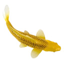 Koi karpe figur, guldtone, plast 12,6 cm – pædagogisk samlerobjekt, MOJO