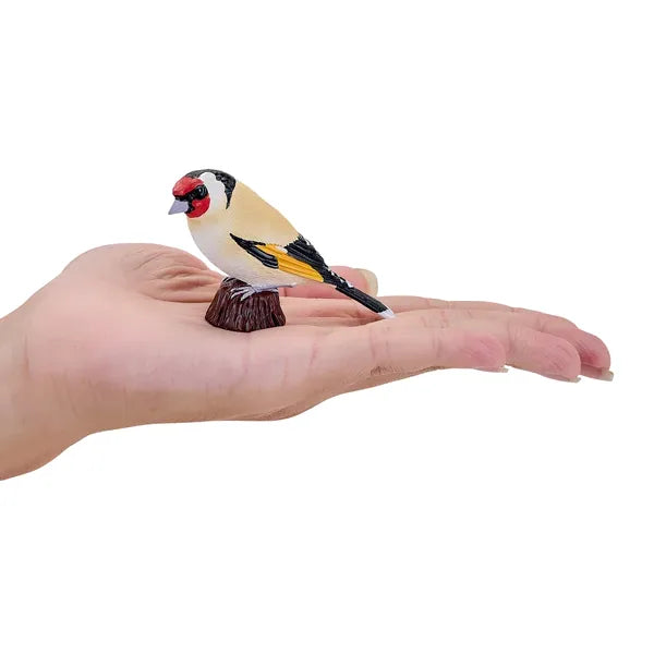 Europæisk stillits naturtro legetøjsfigur, håndmalet kunststof, 7,3 cm — Mojo