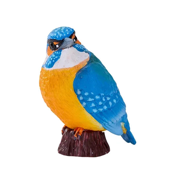 Isfugl figur håndmalet realistisk 4,5x4x5,3 cm pædagogisk legetøj MOJO