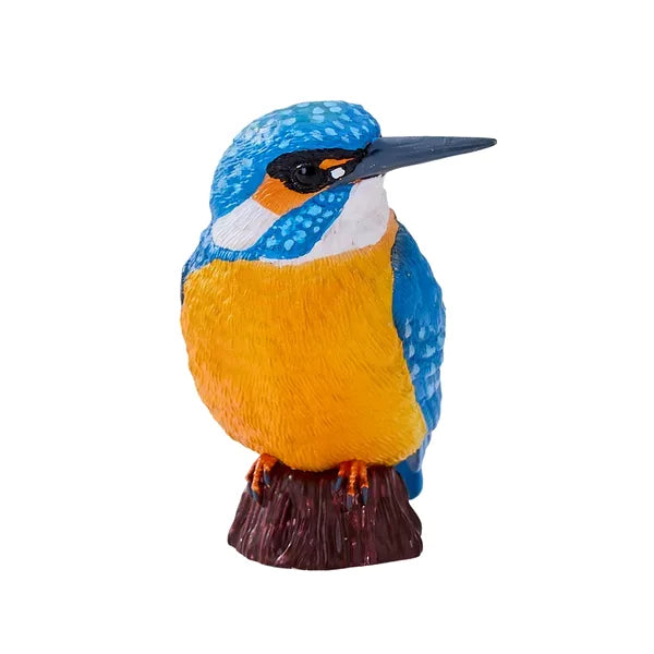 Isfugl figur håndmalet realistisk 4,5x4x5,3 cm pædagogisk legetøj MOJO